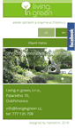Mobile Screenshot of livingingreen.cz