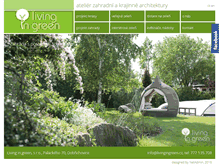 Tablet Screenshot of livingingreen.cz